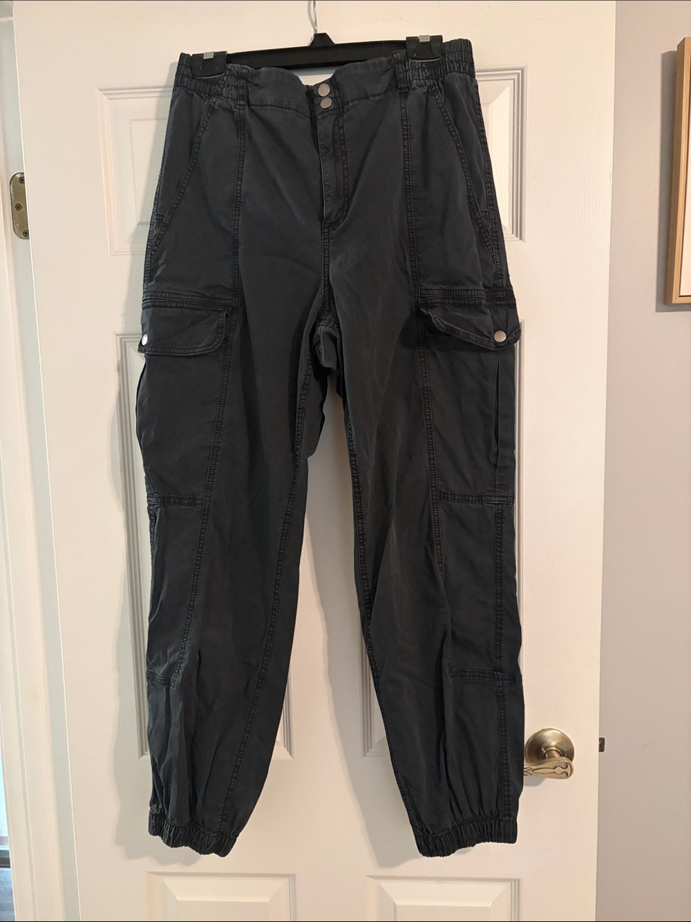 Garage Cargo Pants with Button-Flap Pockets - Picture 1 of 5